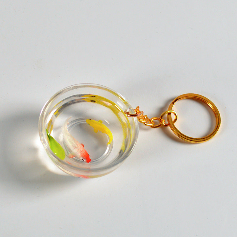 Wholesale 3pcs Lucky Koi PVC Keychains
